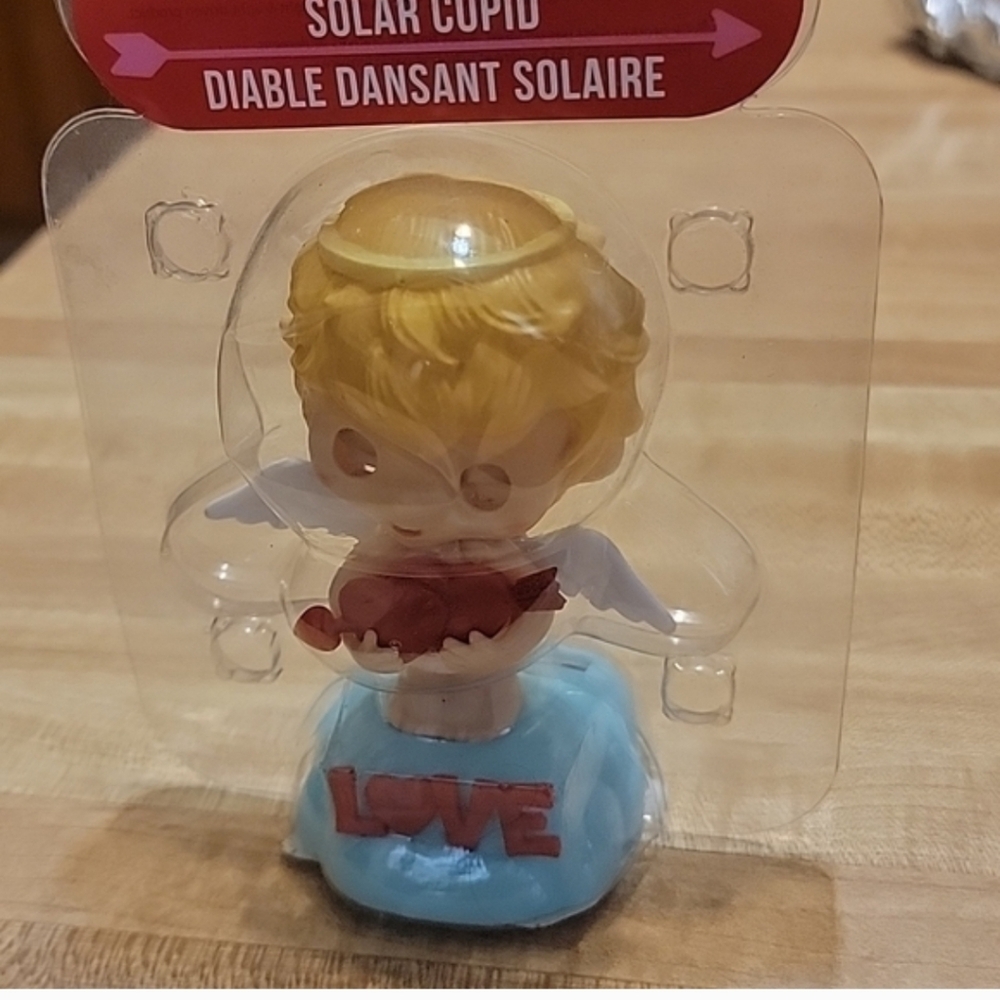 Charming Solar Cupid with Heart
